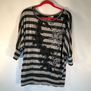 Fresh Brewed large tunic with sparkles